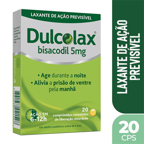 DULCOLAX 5MG 20´S
