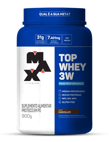 TOP WHEY 3W CHOCOLATE 900G