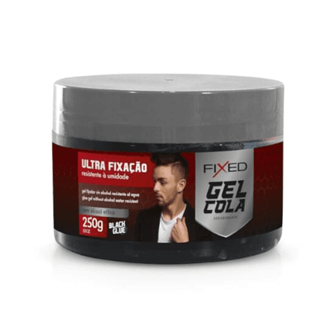 GEL FIX FIXED PRETO POTE 250G