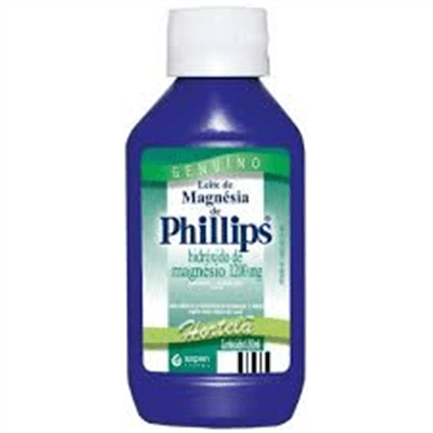LEITE DE MAGNESIA PHILLIPS 120ML HORTELA