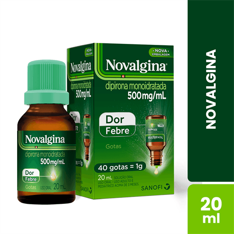 NOVALGINA 500 MG/ML SOL ORAL 20 ML