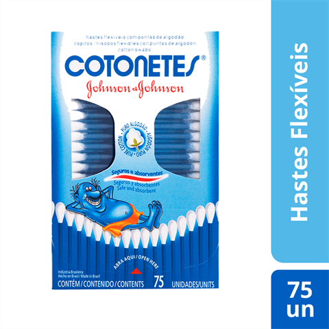 COTONETES J&J C/75 UN
