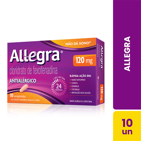 ALLEGRA 120MG 10´S