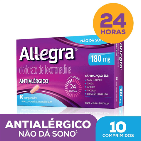ALLEGRA 180MG 10´S