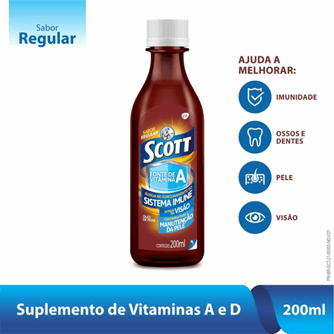 SCOTT EMULSAO TRAD 200ML