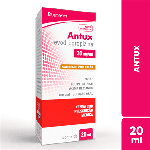 ANTUX 30mg sol oral fr gts 20ml