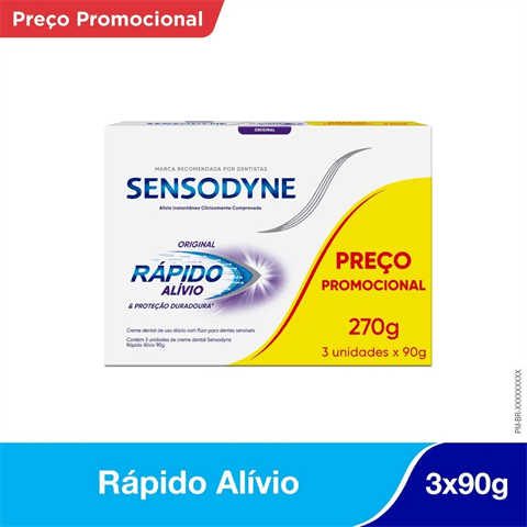 CD SENSODYNE 90G RAPIDO ALIVIO