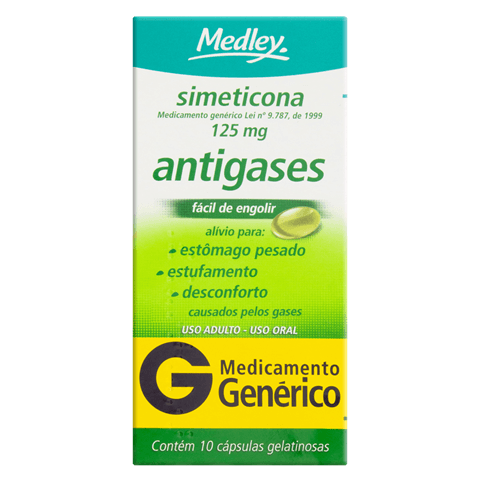SIMETICONA 125MG 10´S MEDLEY