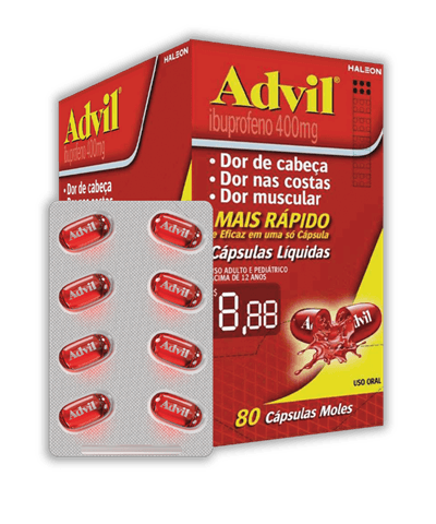 ADVIL 400MG 8´S CARTELA