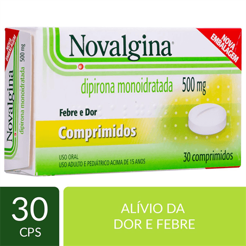 NOVALGINA 500MG 30´S