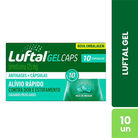 LUFTAL GEL CAPS 125MG 10´S