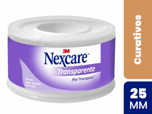 FITA NEXCARE TRANSPARENTE 25MM X 4,5M