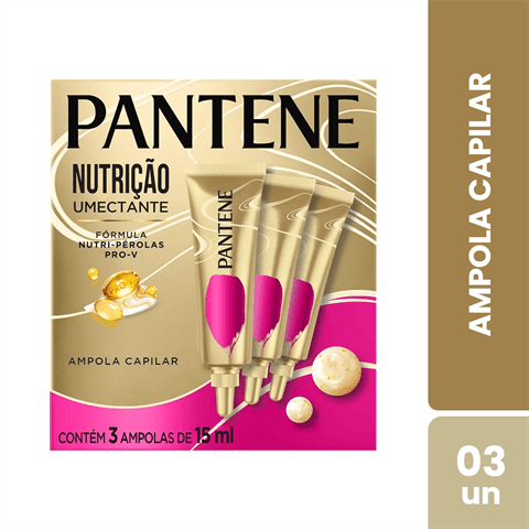 AMPOLA PANTENE 015ML NUTRICAO 3UN