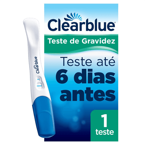 TESTE GRAVIDEZ CLEARBLUE SAIBA ANTES 6 DIAS