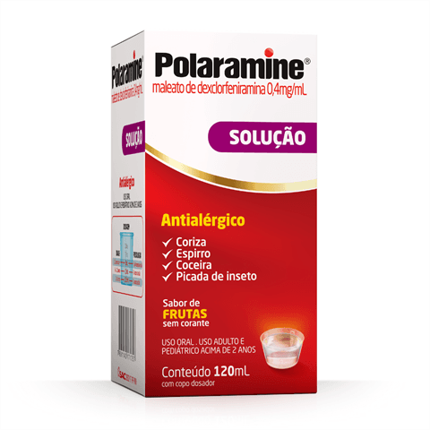 POLARAMINE 0,4mg liq fr 120ml