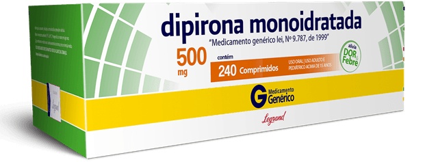 DIPIRONA SODICA 500mg cx 24bl x 10 comp