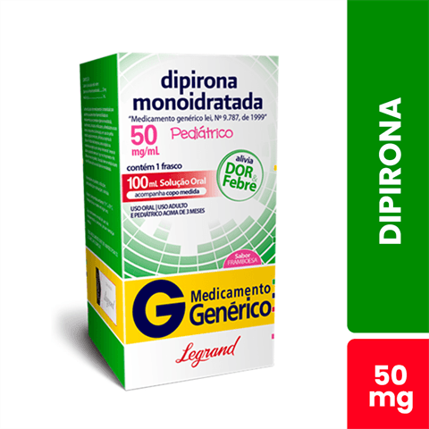 DIPIRONA SODICA 50mg sol oral fr 100ml