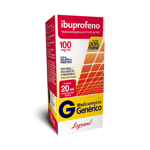 IBUPROFENO 100mg sus oral fr 20ml