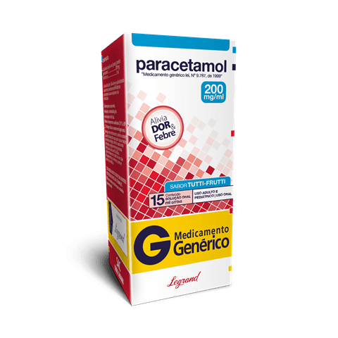 PARACETAMOL 200mg sol oral fr 15ml