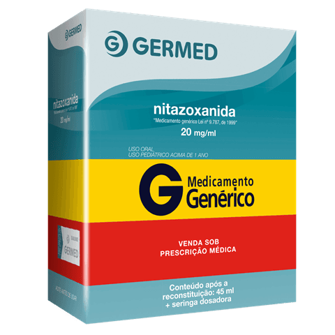 NITAZOXANIDA 20MG/ML 45ML GERMED