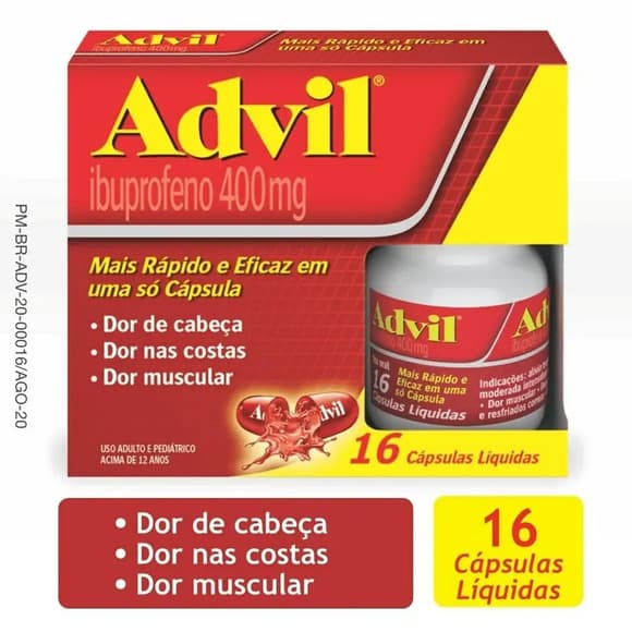 ADVIL 400mg fr 16 cap