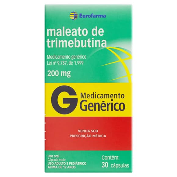 MALEATO DE TRIMEBUTINA 200mg cx 30 cap