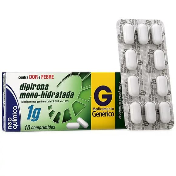 DIPIRONA SODICA 1G 10´S NEO QUIMICA