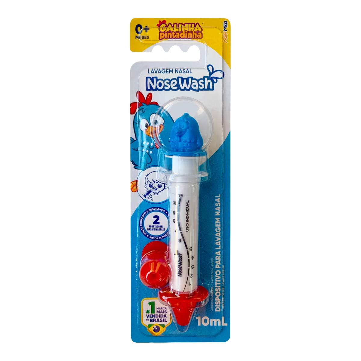 DISPOSITIVO LAVAGEM NASAL GALINHA PINTADINHA