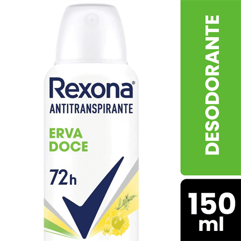 DESODORANTE REXONA ERVA DOCE 150ML