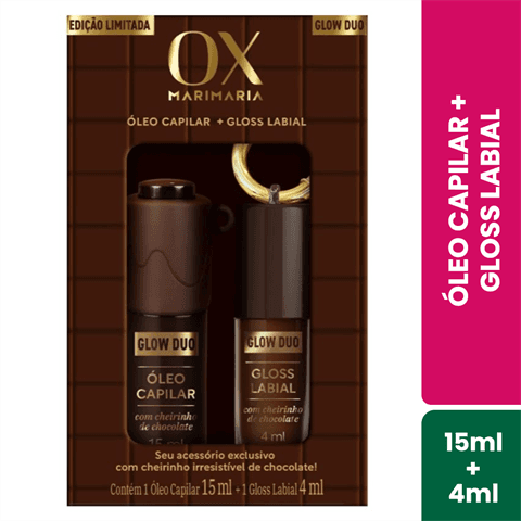 KIT MARI MARIA OX OLEO E GLOSS CHOCOLATE
