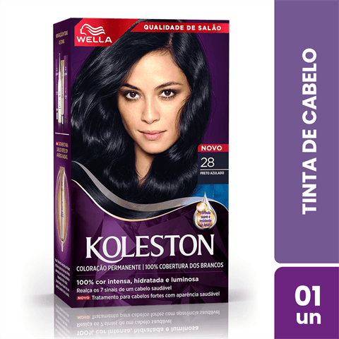TINTA KOLESTON 28 PRETO AZUL