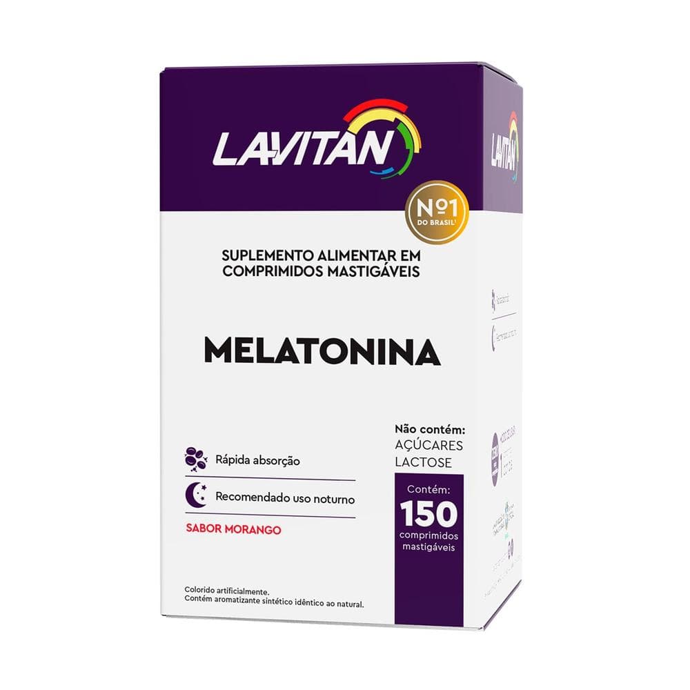 MELATONINA LAVITAN MORANGO 150´S