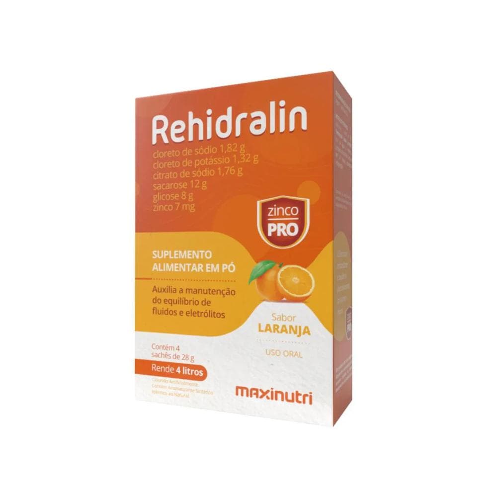 REHIDRALIN LARANJA 4X 28G